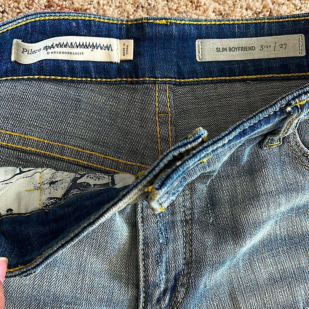 Anthropologie Pilcro and the Letterpress Boho Slim Boyfriend Shorts **Size 27** - Picture 4 of 6